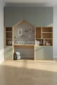 Стенка детская Домик, фасады МДФ эмаль