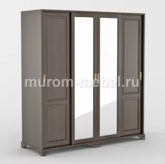 Шкаф-купе Герцог четырехстворчатый с зеркалом