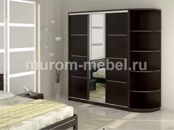 Шкаф-купе 3-х створчатый Вермонт с уголком