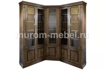 Шкаф книжный угловой Флоренция 3