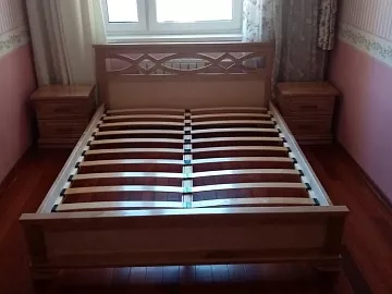 Кровать Лира (белая эмаль)