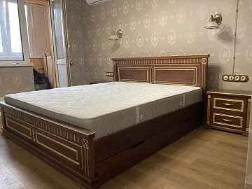 Кровать Флоренция (белая эмаль)