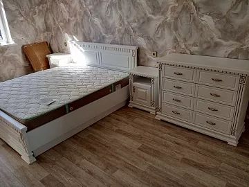 Комод Флоренция 8 ящиков (белая эмаль)