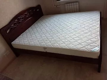 Кровать Вирсавия (белая эмаль с золотой патиной)
