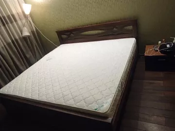 Кровать Лира (белая эмаль)