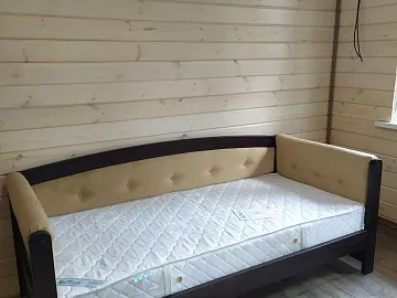 Кровать Верона Мягкая из дуба