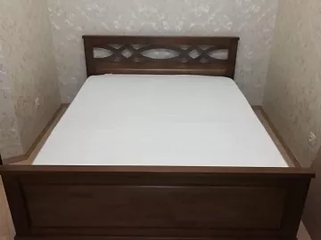 Кровать Лира (белая эмаль)