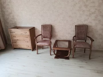 Кресло Легранж (белая эмаль, береза)