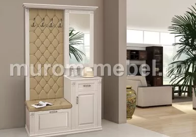 Стеновая панель с зеркалом и тумбой 2 из серии "Тунис"
