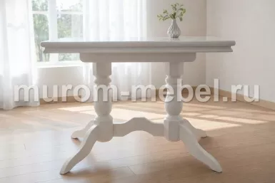 Стол 2 ноги прямоугольный, с обкладом