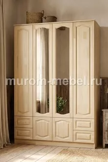 Шкаф 4-х створчатый из серии "Лира"