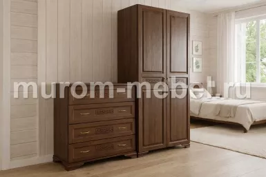 Шкаф 2-х ств. и комод Классика