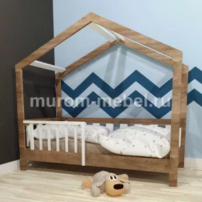Кровать детская Домик с оградой