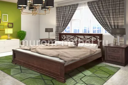 Кровать Лирос из бука