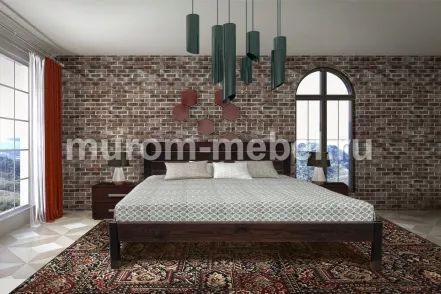 Кровать Готика из дуба