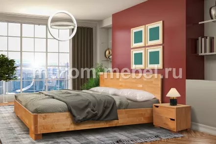 Кровать Данте New из дуба