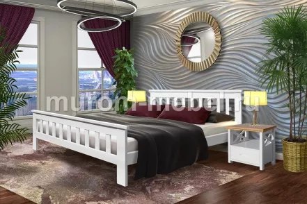 Кровать Аристо из дуба