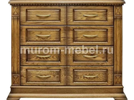 Комод Флоренция 4 ящика (фальшь 8 ящ.)