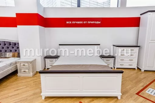 Кровать Прованс Браво (белая эмаль)