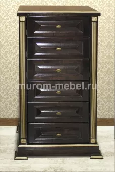Комод 6 ящиков из серии "Грета" из дуба