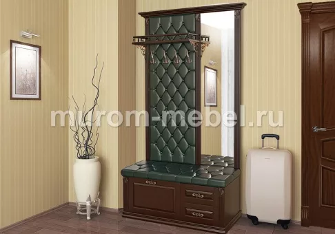 Стеновая панель с зеркалом и тумбой 3 из серии "Тунис"