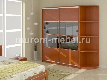 Шкаф-купе 2-х створчатый Вермонт с уголком