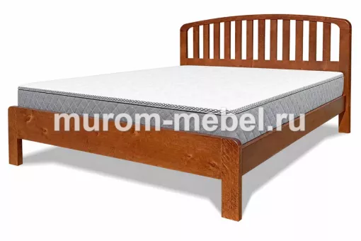 Кровать Бали Лофт, массив сосны, Размер: 160x200, цвет - Старый орех 2