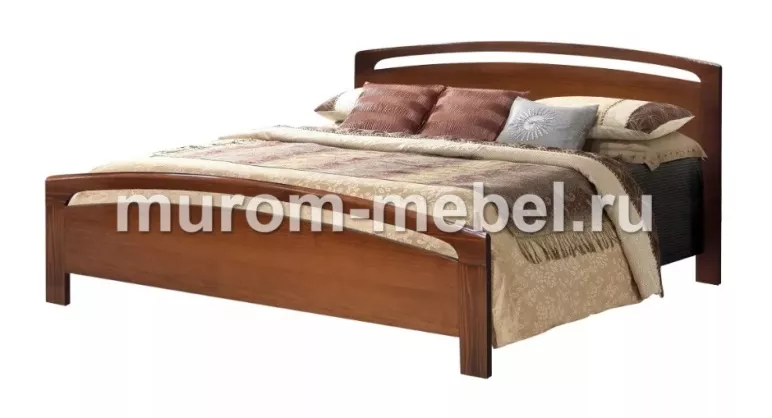 Фото Кровать «Бали» массив сосны, 160х200, цвет - масло от производителя 'Муром-Мебель'