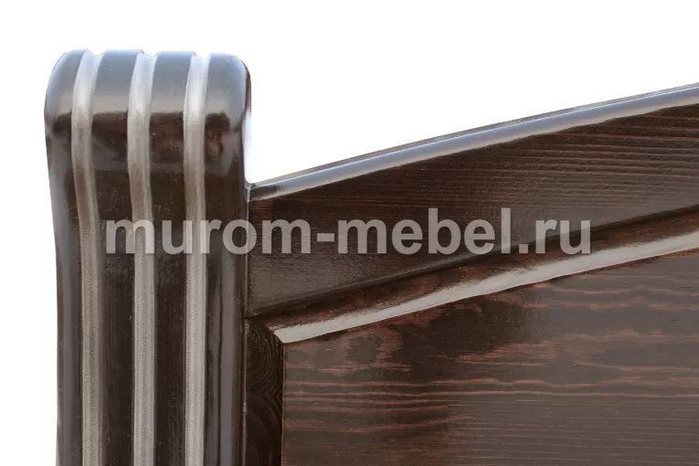 Фото Кровать Сиена из бука от производителя 'Муром-Мебель'