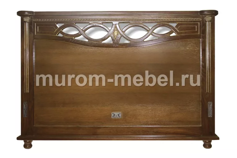 Фото Кровать Мелиса из дуба от производителя 'Муром-Мебель'