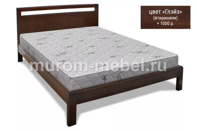 Фото Кровать Рамона из дуба от производителя 'Муром-Мебель'
