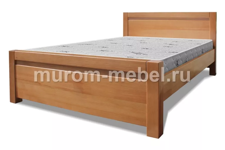 Фото Кровать Марко из массива бука от производителя 'Муром-Мебель'