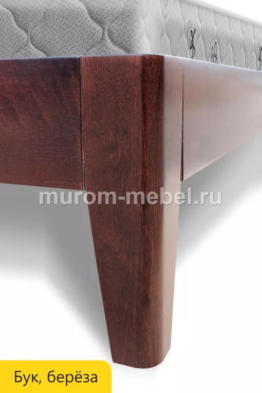 Фото Кровать Данте из дуба от производителя 'Муром-Мебель'