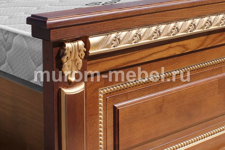 Фото Кровать Милано из березы от производителя 'Муром-Мебель'