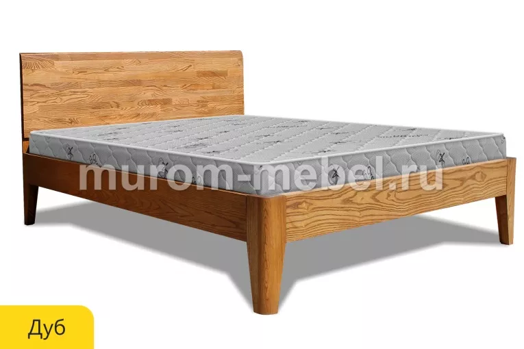 Фото Кровать Данте из дуба от производителя 'Муром-Мебель'