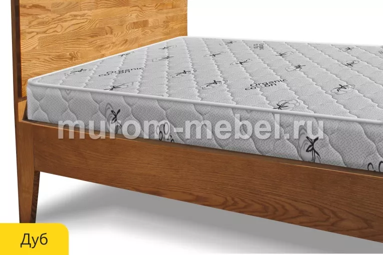 Фото Кровать Данте из дуба от производителя 'Муром-Мебель'