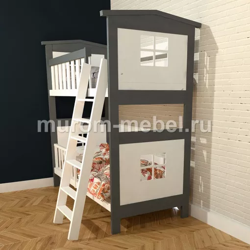 Фото Кровать двухъярусная Особняк от производителя 'Муром-Мебель'