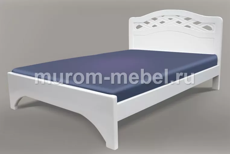 Фото Кровать Вирсавия из бука от производителя 'Муром-Мебель'