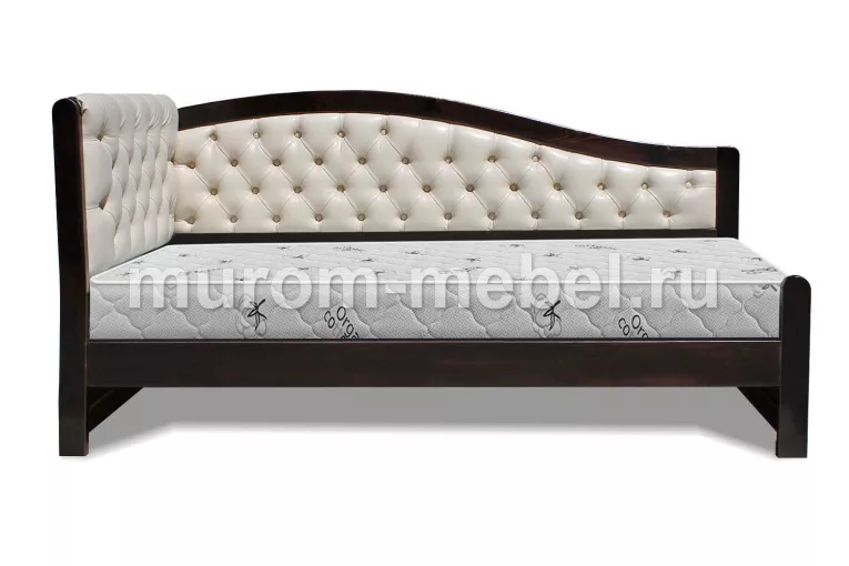 Фото Кровать Вероника Soft-М из дуба от производителя 'Муром-Мебель'
