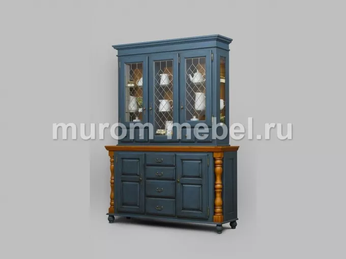 Фото Сервант 3 ств. Ретро 1 без резьбы от производителя 'Муром-Мебель'