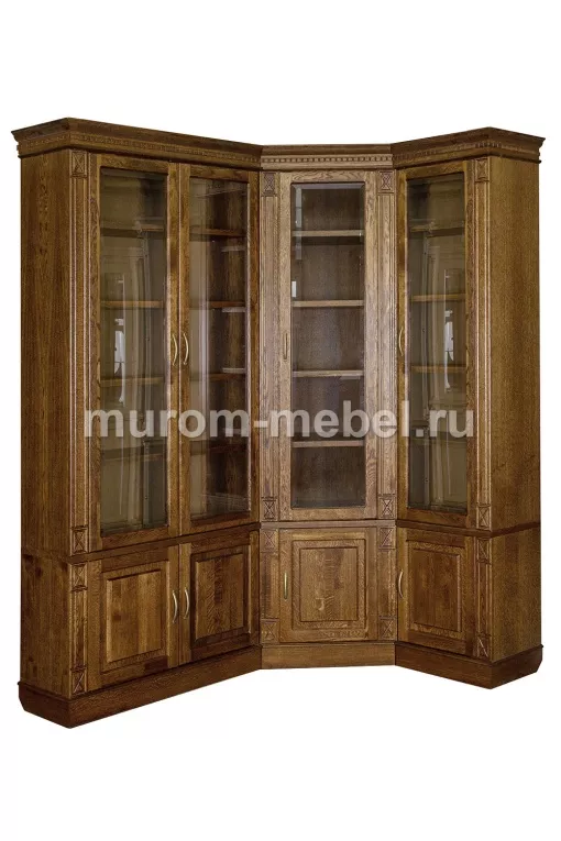 Фото Шкаф книжный угловой Флоренция 2 от производителя 'Муром-Мебель'
