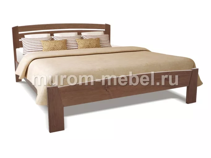 Фото Кровать Магнолия из дуба от производителя 'Муром-Мебель'