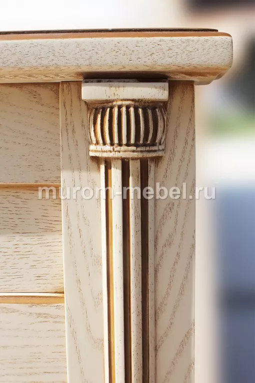 Фото Кровать Мелиса из березы от производителя 'Муром-Мебель'