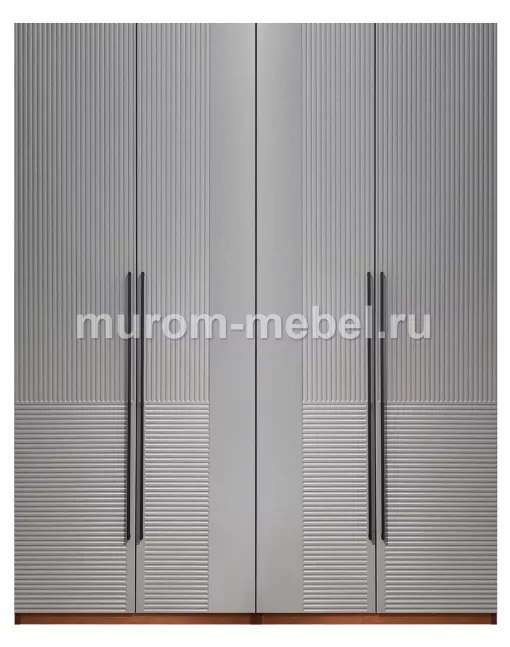 Фото Шкаф Бергамо 4-х ств., фасады МДФ в эмали от производителя 'Муром-Мебель'