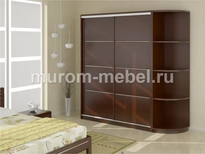 Фото Шкаф-купе 2-х створчатый Вермонт с уголком от производителя 'Муром-Мебель'