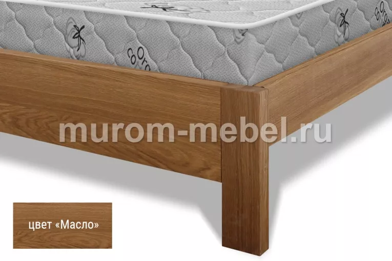 Фото Кровать Бэлли из бука от производителя 'Муром-Мебель'