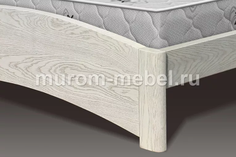 Фото Кровать Бали Lux из дуба от производителя 'Муром-Мебель'