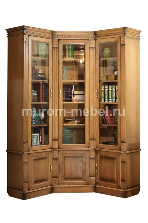 Фото Шкаф книжный угловой Флоренция от производителя 'Муром-Мебель'