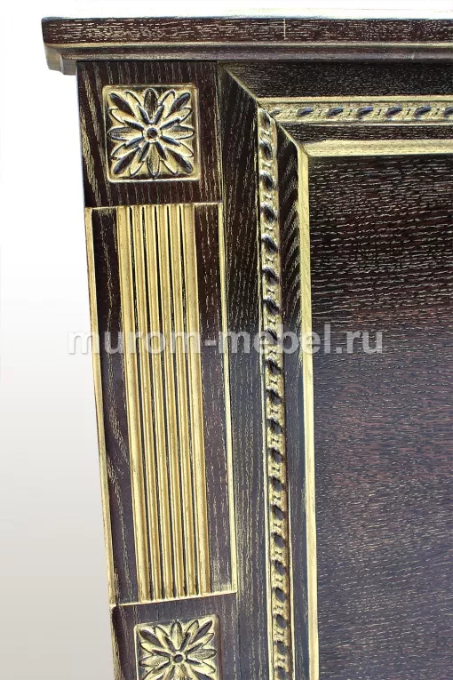Фото Кровать Грета из дуба от производителя 'Муром-Мебель'