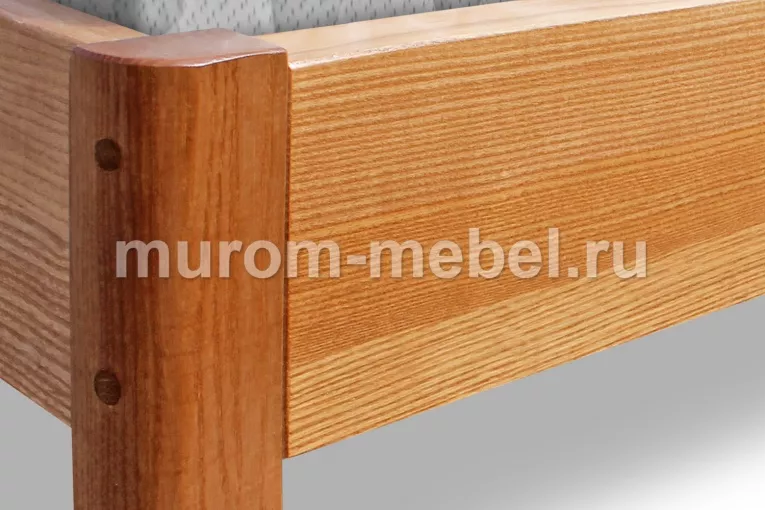 Фото Кровать Готика из дуба от производителя 'Муром-Мебель'